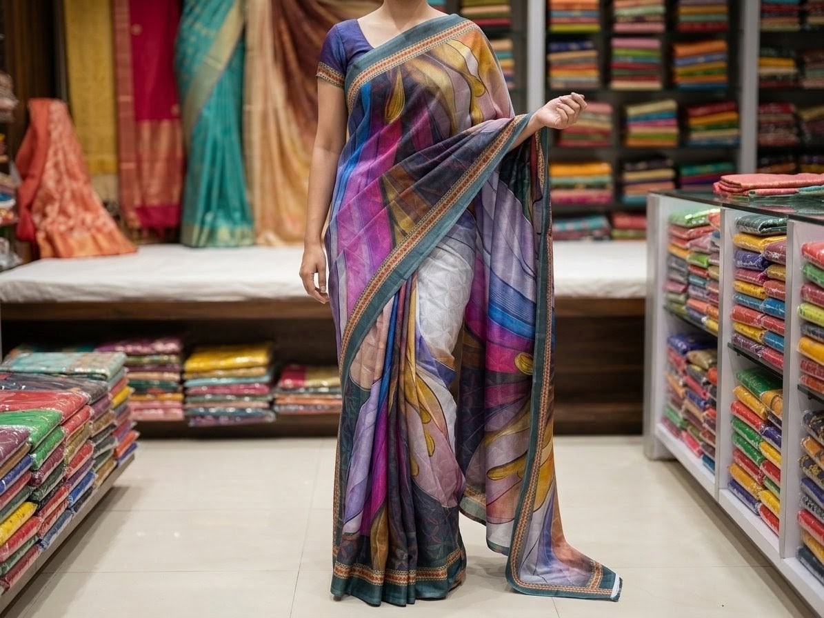 PRINT SAREE